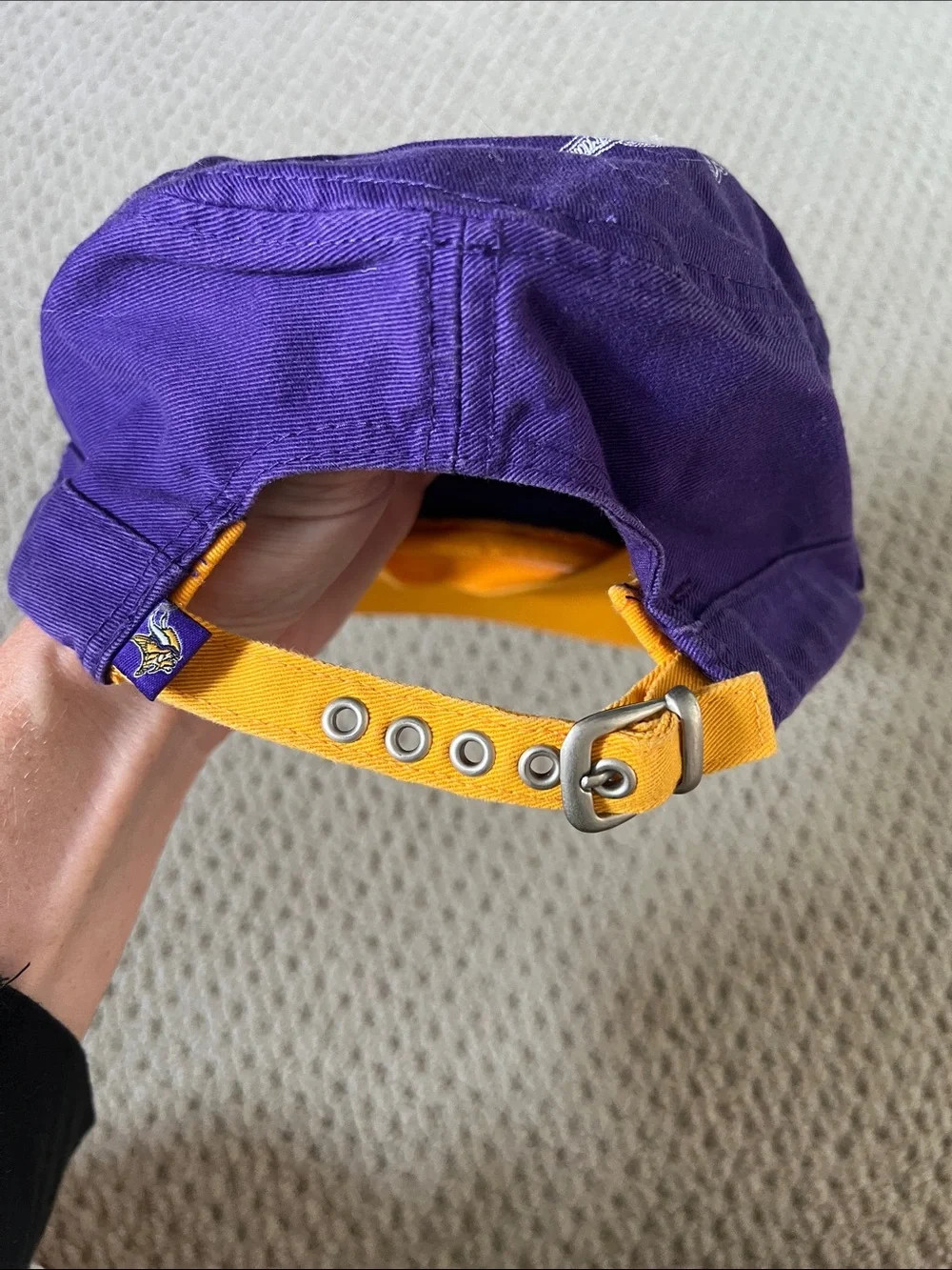 Reebok Purple and Gold Vikings Cap